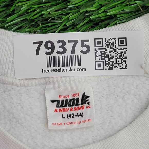 Vintage Toolcraft Sweatshirt Womens Large 20x24 White - Picture 8 of 16